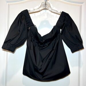 Milly black off the shoulder top. Sz P